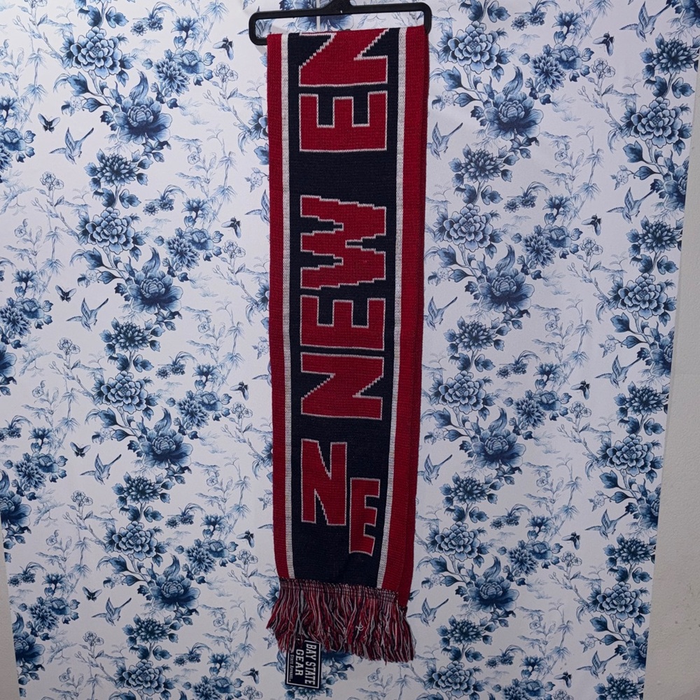 Red and Blue New England Scarf